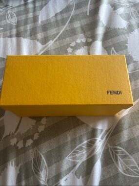 Fendi Yellow Logo Gift Box